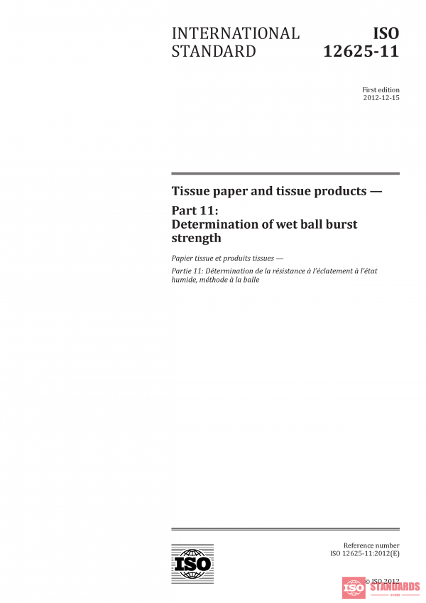 ISO 12625-11:2012 PDF