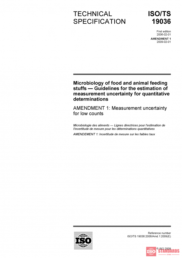 ISO/TS 19036 Amd 1:2009 PDF