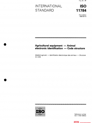 ISO 11784:1994 PDF