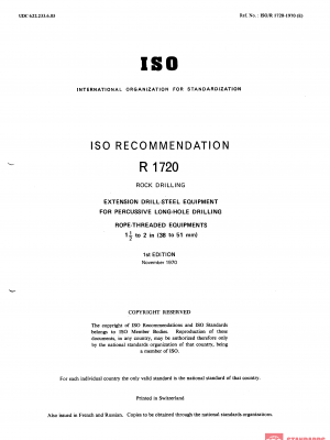 ISO/R 1720:1970 PDF