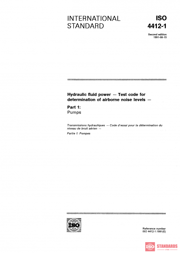ISO 4412-1:1991 PDF