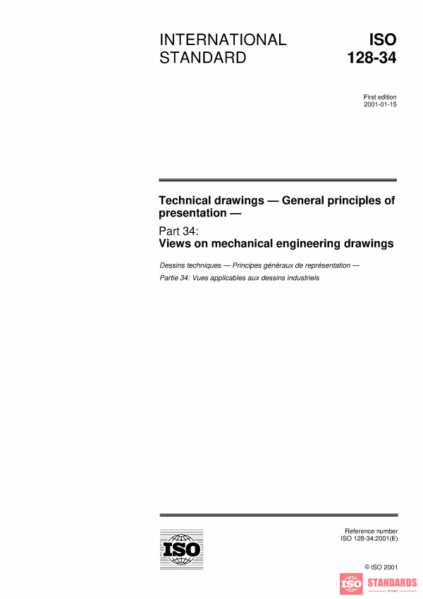ISO 128-34:2001 PDF