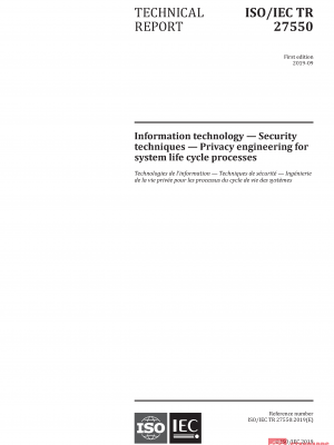 ISO/IEC TR 27550:2019 PDF