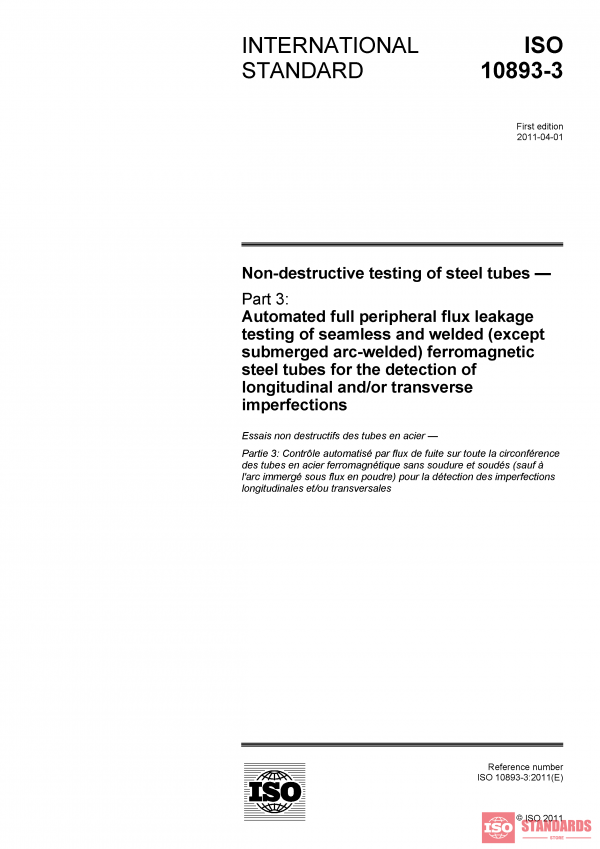 ISO 10893-3:2011 PDF