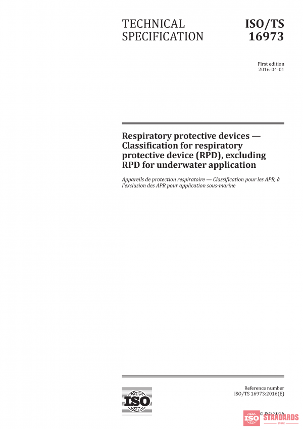 ISO/TS 16973:2016 PDF