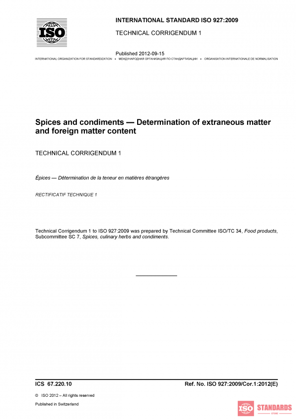 ISO 927:2009/Cor 1:2012 PDF