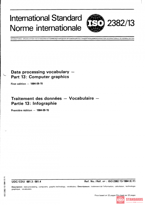 ISO 2382-13:1984 PDF