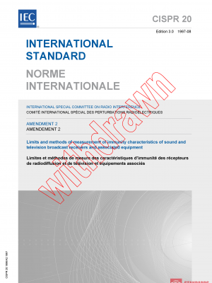 CISPR 20:1996/AMD2:1997 PDF