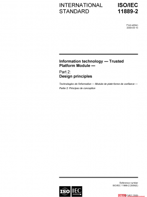 ISO/IEC 11889-2:2009 PDF