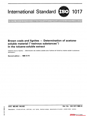 ISO 1017:1985 PDF