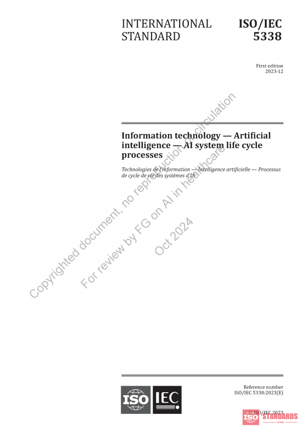 ISO/IEC 5338 WG:2023 PDF