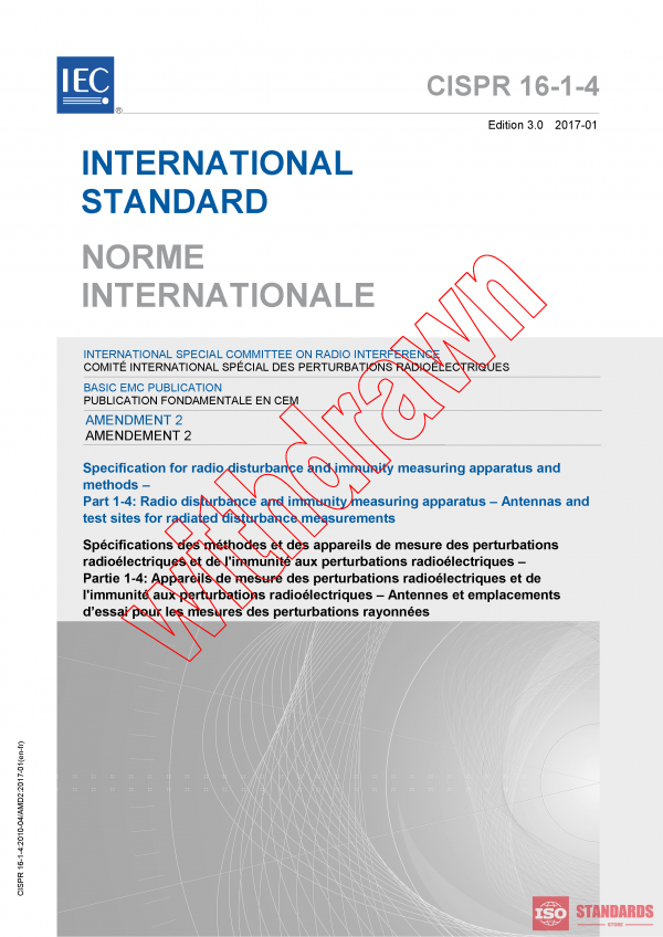 CISPR 16-1-4:2010/AMD2:2017 PDF