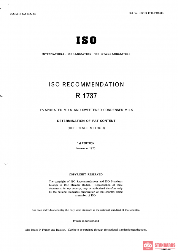 ISO/R 1737:1970 PDF