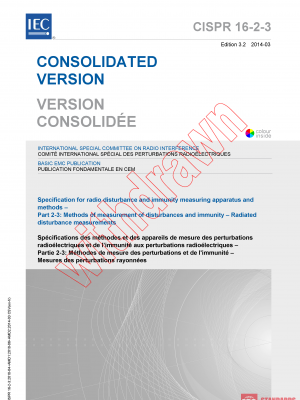 CISPR 16-2-3:2010+AMD1:2010+AMD2:2014 CSV PDF
