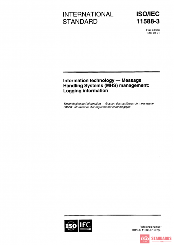 ISO/IEC 11588-3:1997 PDF