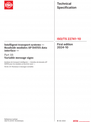 ISO/TS 22741-10:2024 PDF