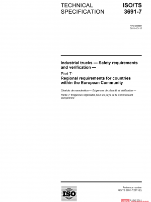 ISO/TS 3691-7:2011 PDF