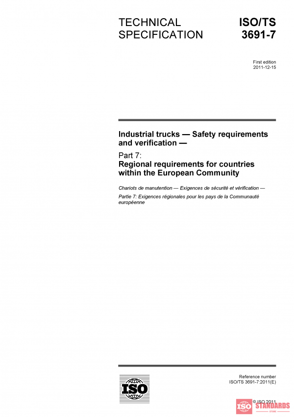 ISO/TS 3691-7:2011 PDF