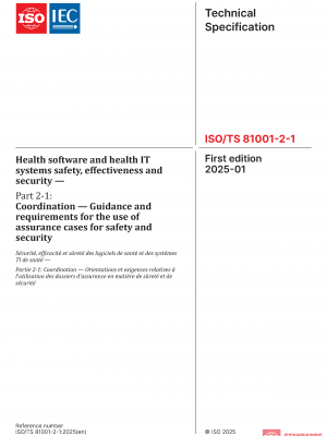 ISO/TS 81001-2-1:2025 PDF