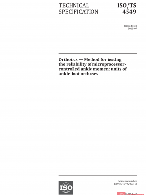 ISO/TS 4549:2023 PDF