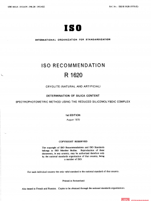 ISO/R 1620:1970 PDF