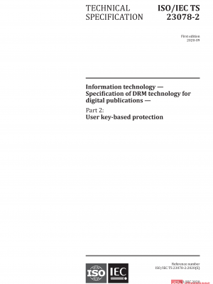 ISO/IEC TS 23078-2:2020 PDF