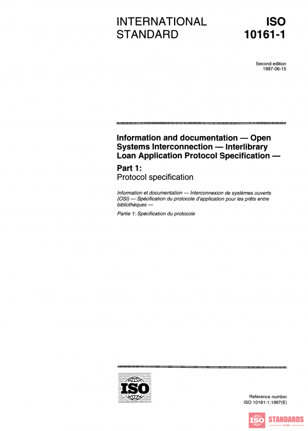 ISO 10161-1:1997 PDF