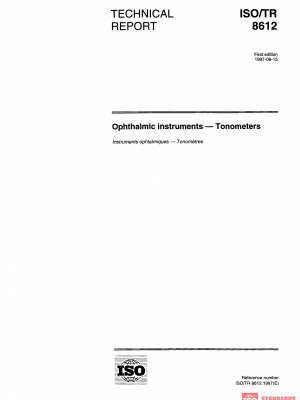ISO/TR 8612:1997 PDF