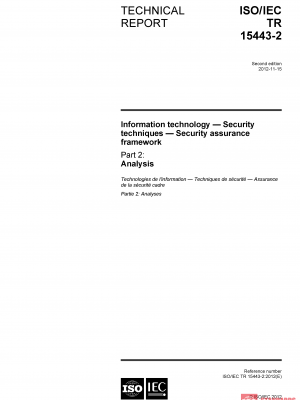 ISO/IEC TR 15443-2:2012 PDF