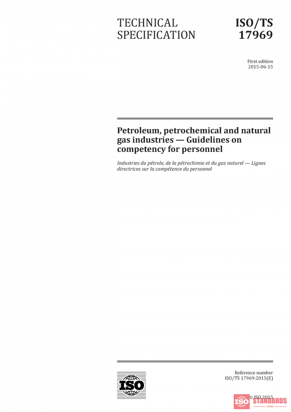 ISO/TS 17969:2015 PDF