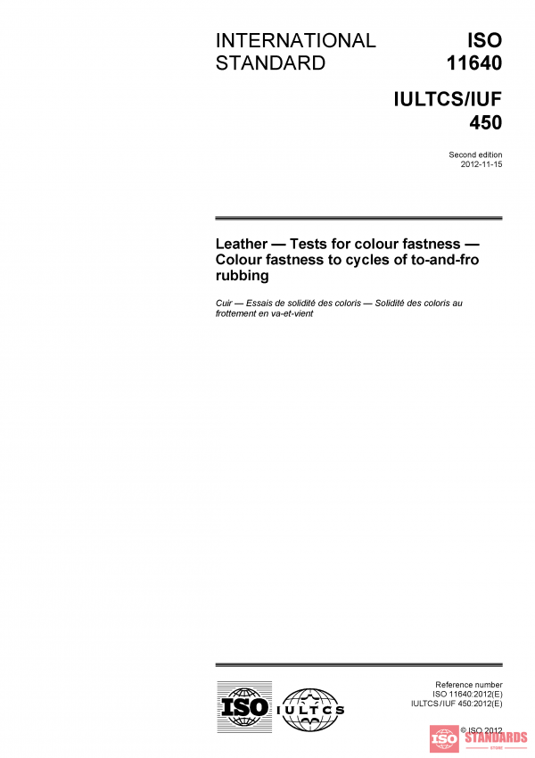 ISO 11640:2012 PDF