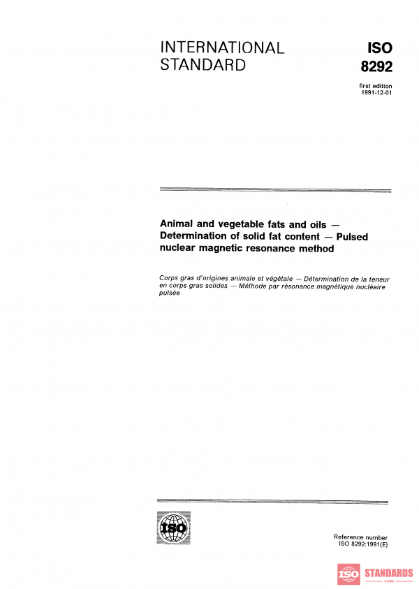 ISO 8292:1991 PDF