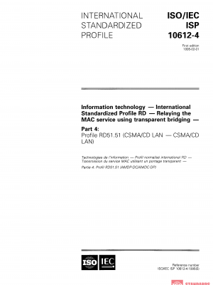 ISO/IEC ISP 10612-4:1995 PDF