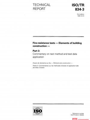 ISO/TR 834-3:1994 PDF