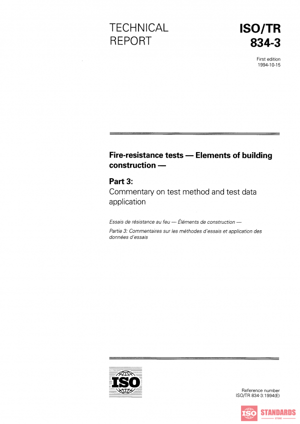 ISO/TR 834-3:1994 PDF