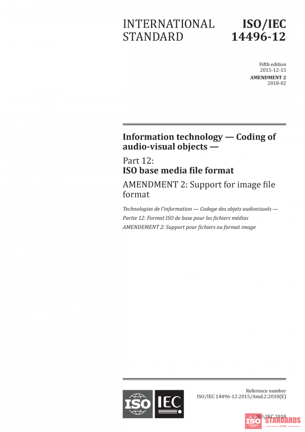 ISO/IEC 14496-12:2015/AMD2:2018 PDF