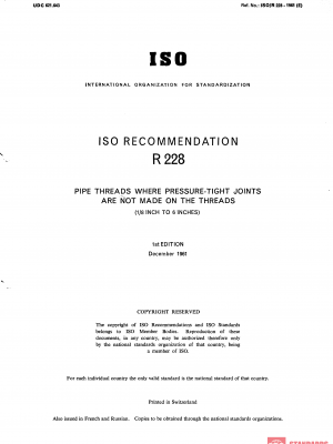 ISO/R 228:1961 PDF