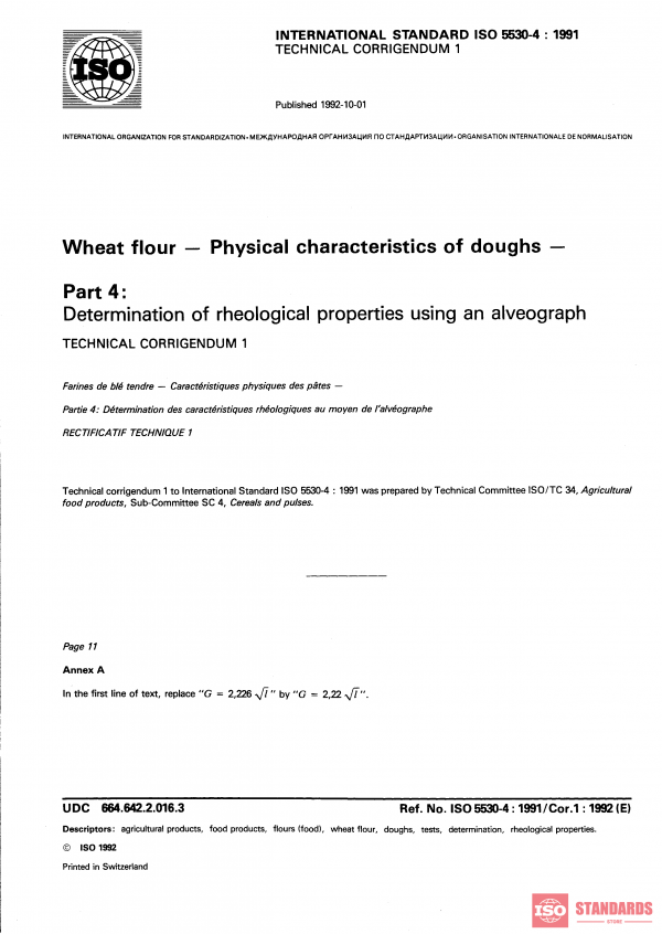 ISO 5530-4:1991/Cor 1:1992 PDF