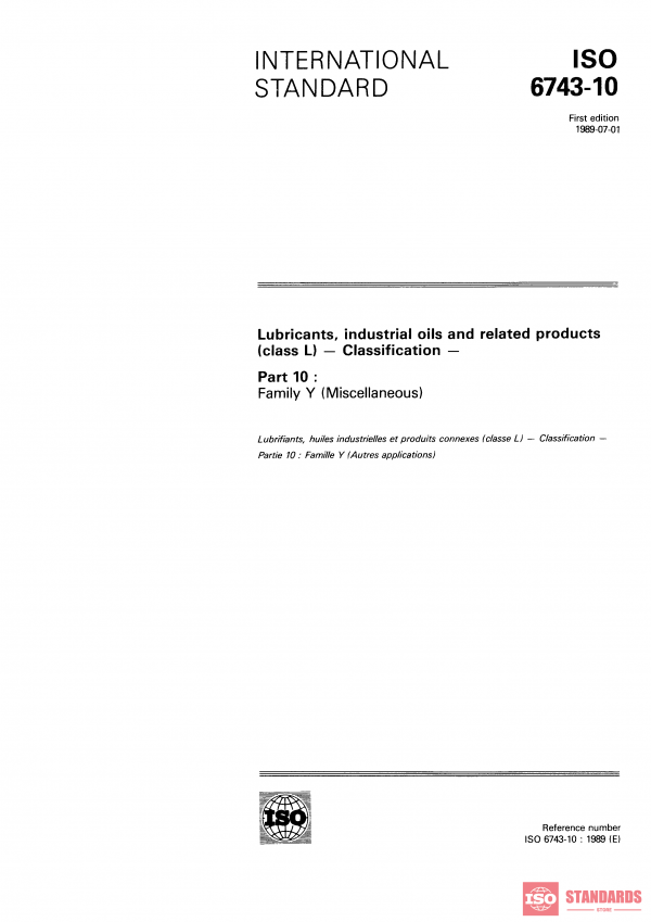 ISO 6743-10:1989 PDF