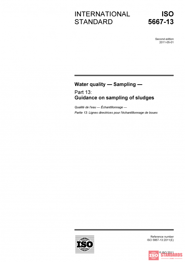 ISO 5667-13:2011 PDF