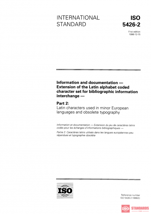 ISO 5426-2:1996 PDF