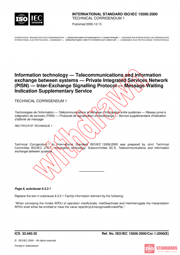 ISO/IEC 15506:2000/COR1:2000 PDF