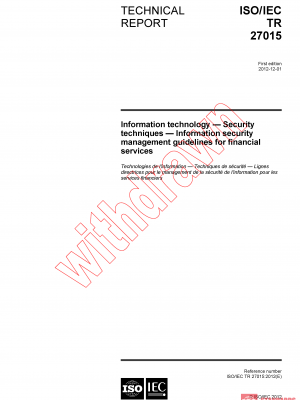 ISO/IEC TR 27015:2012 PDF