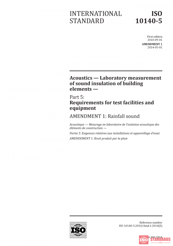 ISO 10140-5:2010/Amd 1:2014 PDF