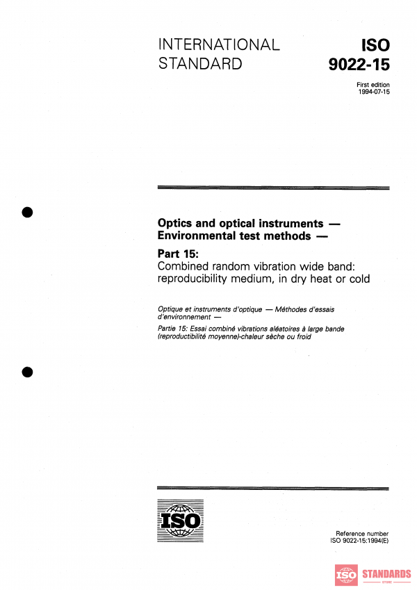 ISO 9022-15:1994 PDF