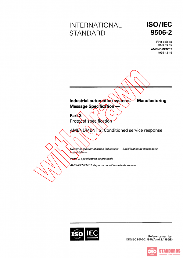 ISO/IEC 9506-2:1990/AMD2:1995 PDF