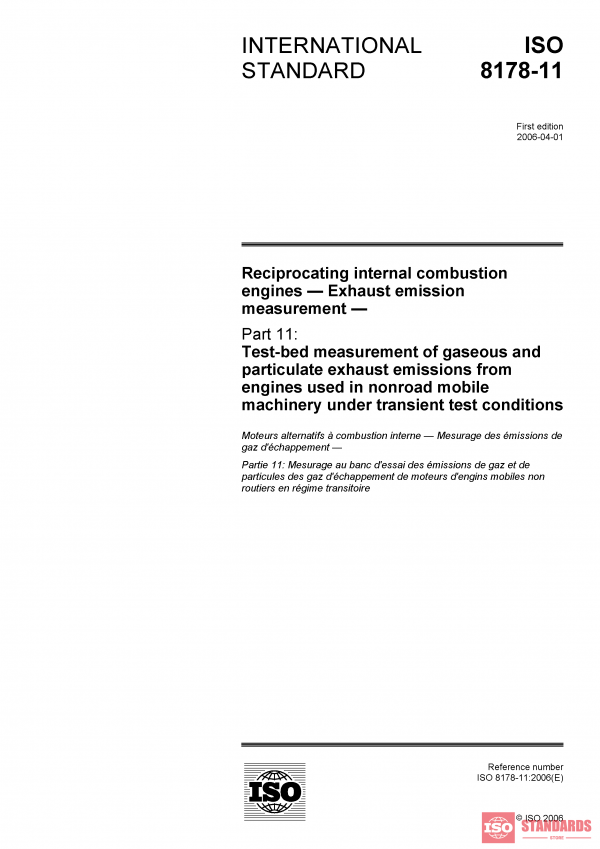 ISO 8178-11:2006 PDF