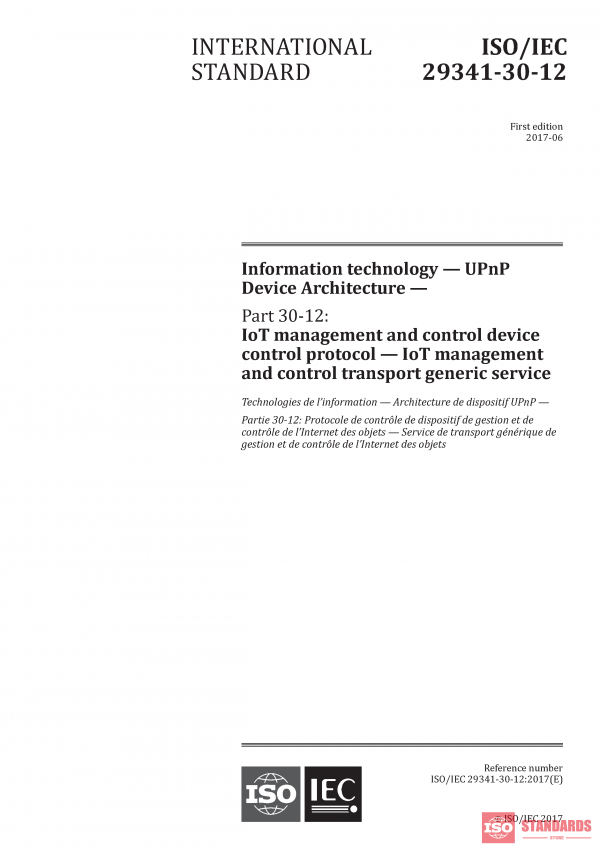 ISO/IEC 29341-30-12:2017 PDF