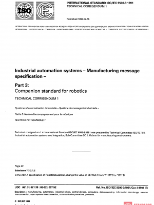 ISO/IEC 9506-3:1991/Cor 1:1993 PDF
