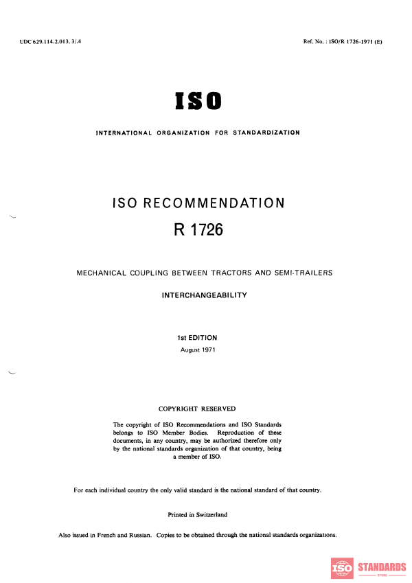 ISO/R 1726:1971 PDF